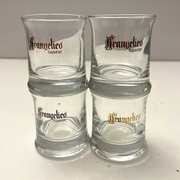 Set of four Frangelico liqueur shot glasses - Picture 3 of 6